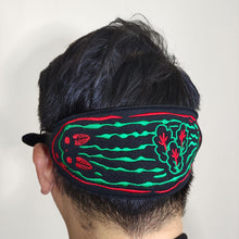 Load image into Gallery viewer, Nembrotha Mask Strap - Embroidered on Black Neoprene
