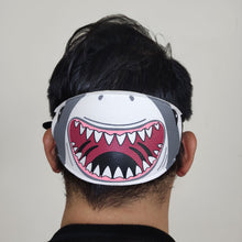 Load image into Gallery viewer, Sipadan the Shark Mask Strap - printed on white neoprene
